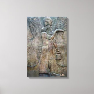 SUMERIAN TABLETS CANVAS DMT SPIRITUAL GRAFFITI