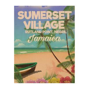 Sumerset Village Jamaica travel poster