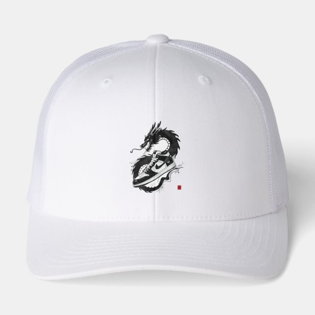 Sumi-e Ink Wash Sneaker Art (Front)