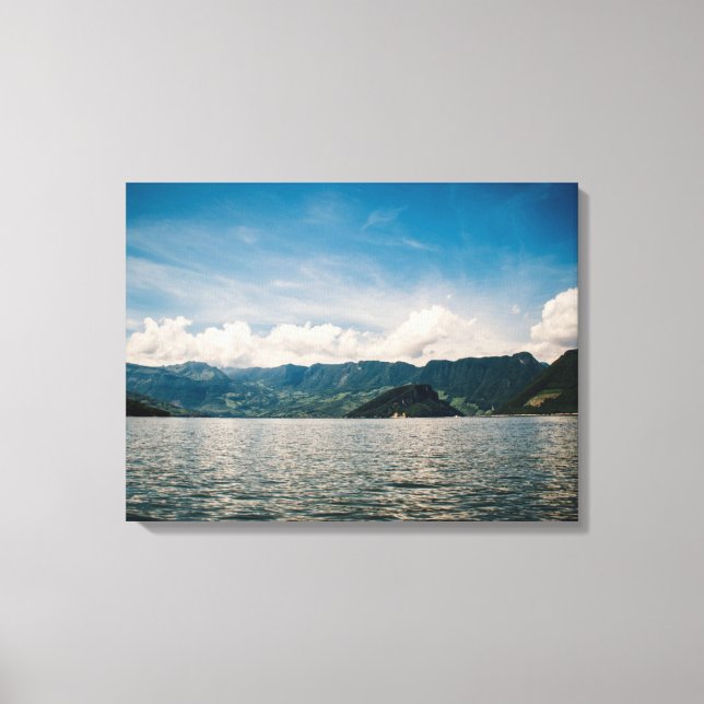 Sumidero Canyon Panoramic Canvas Print (Front)