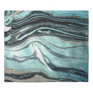 Suminagashi, Japanese Marbling Art. Duvet Cover