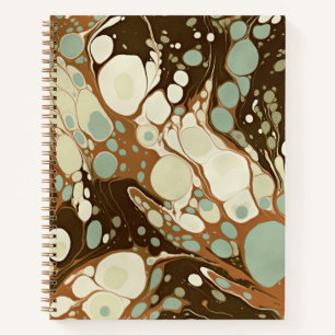 Suminagashi Marbled Paper Replica Notebook