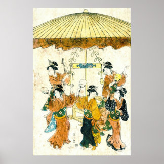 Sumiyoshi Dance 1791 Poster