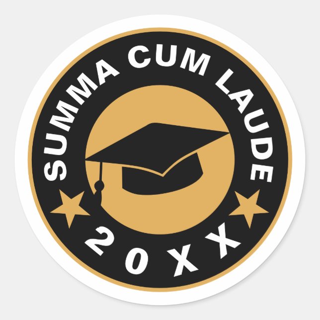 Summa Cum Laude Sticker (Front)