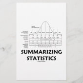 Summarizing Statistics (Bell Curve Distribution) (Front)