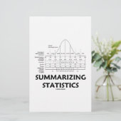 Summarizing Statistics (Bell Curve Distribution) (Standing Front)