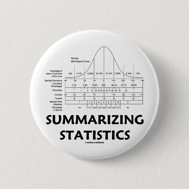 Summarizing Statistics Button (Front)