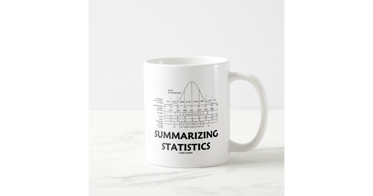 Summarizing Statistics Coffee Mug | Zazzle