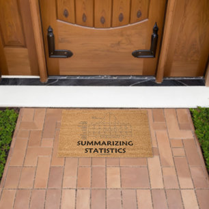 Summarizing Statistics Normal Distribution Curve Fiber Doormat