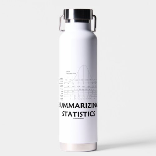 Summarizing Statistics Normal Distribution Curve Water Bottle
