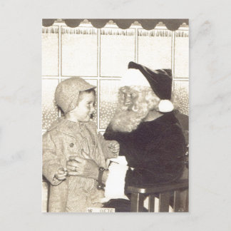 Summary Department Store Santa circa 1956. A.Chris Holiday Postcard