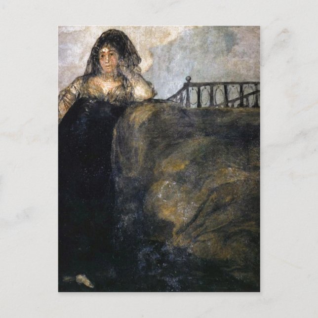 Summary Description La Leocadia o Una manola. Pint Postcard (Front)