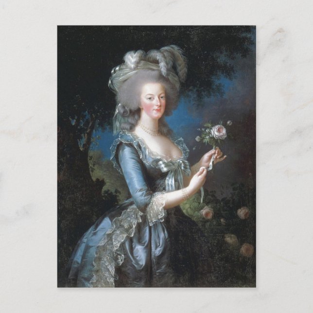 Summary Description Queen Marie Antoinette of Fran Postcard (Front)