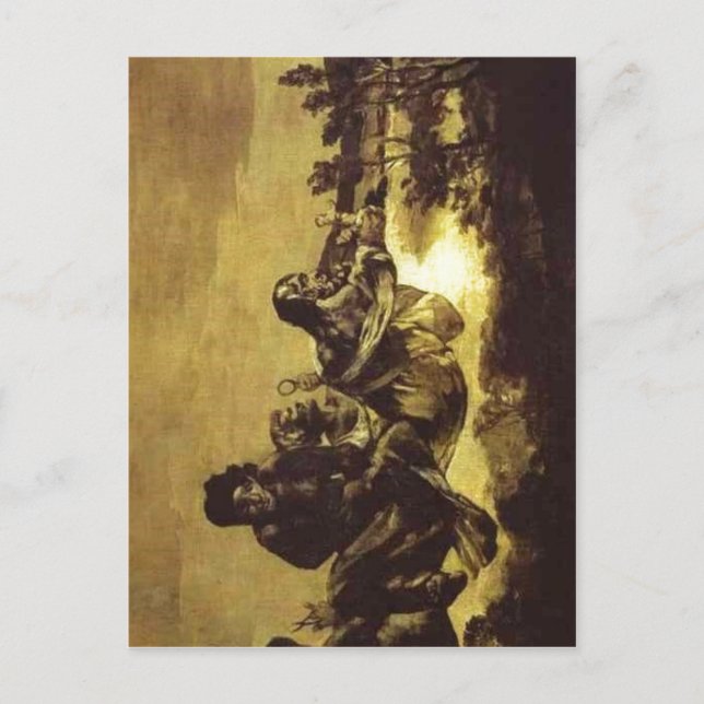 Summary Francisco de Goya, The Fates Atropos (ca 1 Postcard (Front)