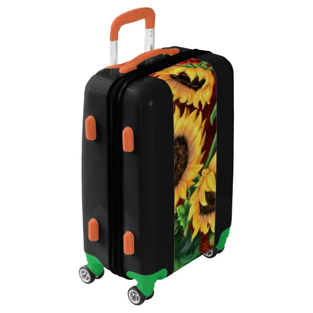 Summen Sunflower Luggage (Rotated Left)