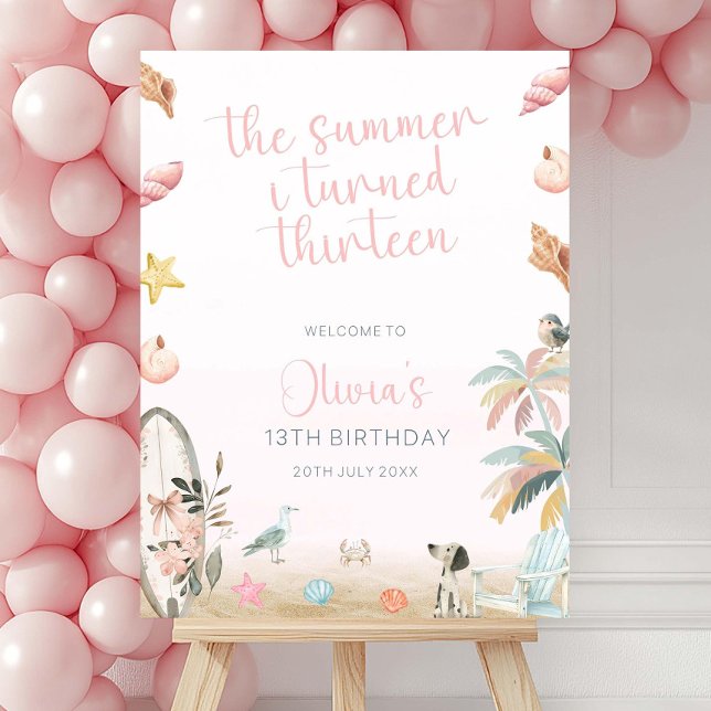 Summer 13th Birthday Welcome Sign The Summer 13th (Creator Uploaded)