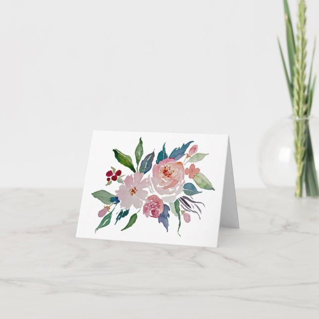 Summer #1- 4 X 5.6 Blank Note Card (Front)