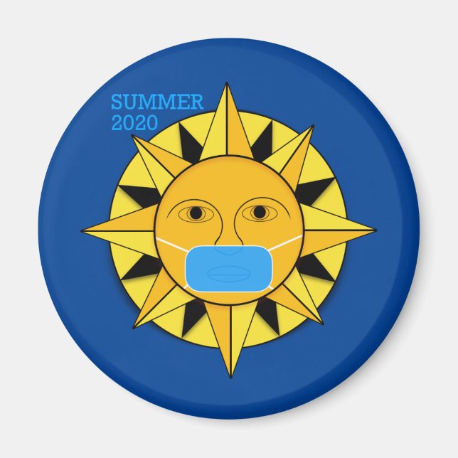 Summer 2020 Round Magnet (Front)
