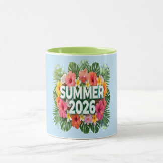Summer 2026 Tropical Floral Mug