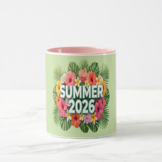Summer 2026 Tropical Paradise Beach Vibe Mug
