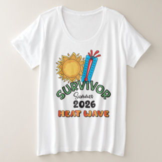 Summer 26 Heat Wave Women's Basic Plus Size  T-Shirt