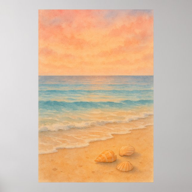 Summer 2, Saltwater Stillness, Seasonal Print  (Front)