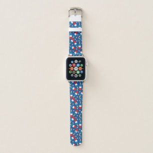 Summer 4th of July Patriotic Popsicles Apple Watch Band