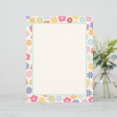 Summer 70’s Boho Retro Daisy Flowers (Standing Front)
