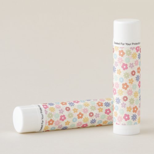 Summer 70s Boho Retro Daisy Flowers Lip Balm