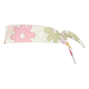 Summer 70’s Boho Retro Daisy Flowers Tie Headband