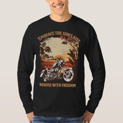 Summer adventure nature bike riding  T_Shirt