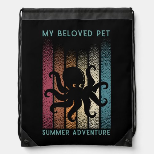 Summer adventure retro design Backpack