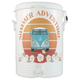 summer adventure, vacations beverage cooler