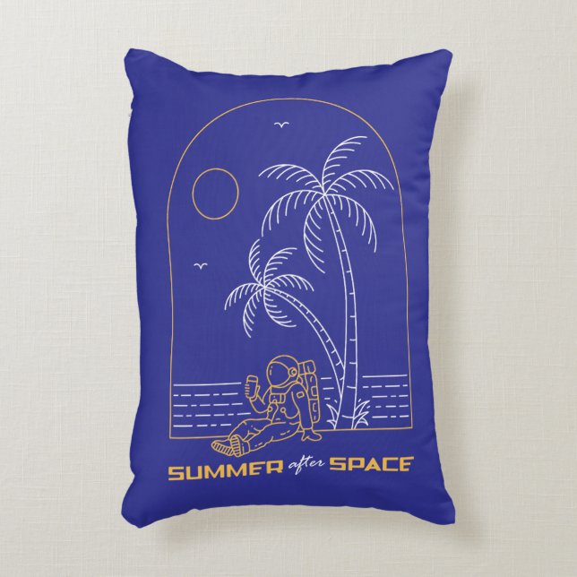 Summer After Space Accent Pillow (Front(Vertical))