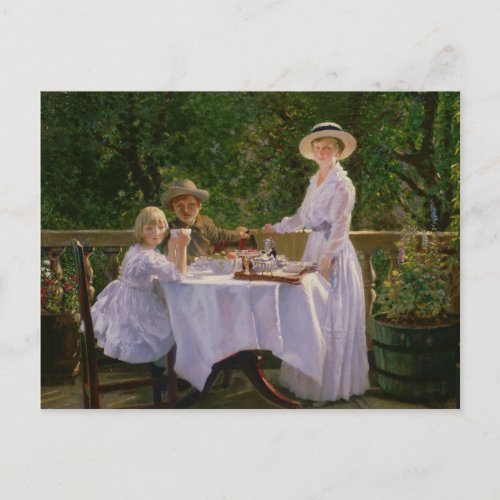 Summer Afternoon Tea Postcard