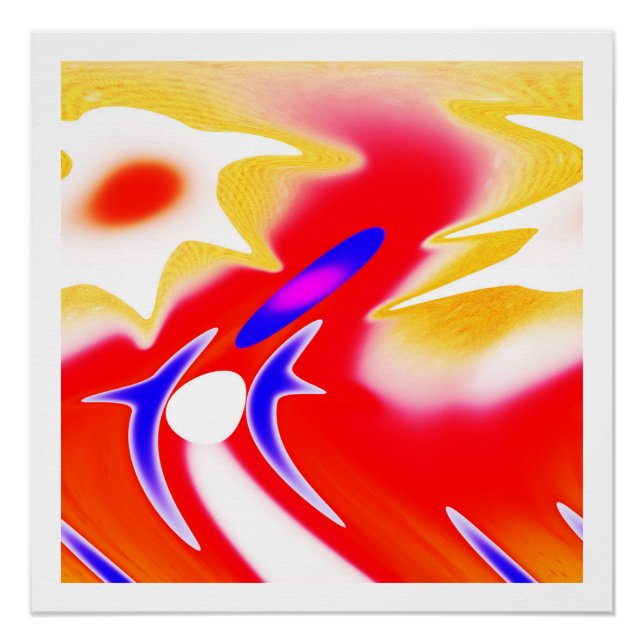 Summer alien sport art poster (Front)