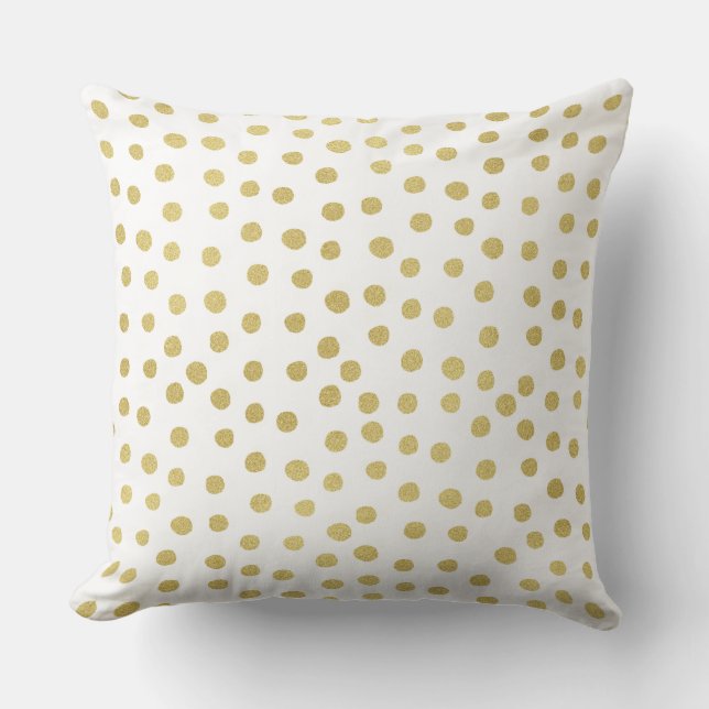 Summer And Gold Throw Pillow (Front)