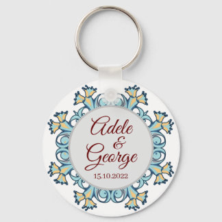 Summer Aquamarine | Wedding Keychain