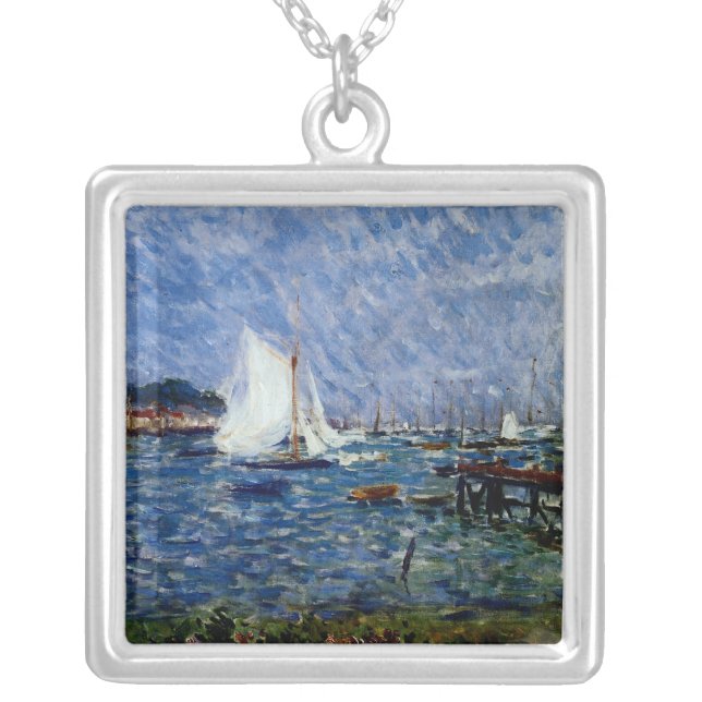 Summer at Cowes Silver Plated Necklace (Front)