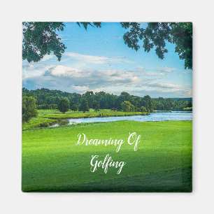 Summer At The Golf Course Magnet
