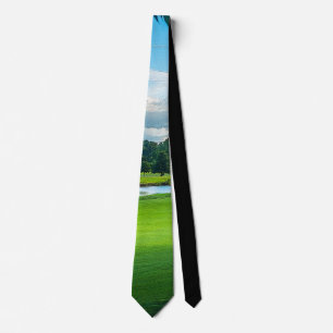 Summer At The Golf Course Neck Tie
