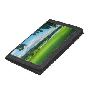 Summer At The Golf Course Tri-fold Wallet