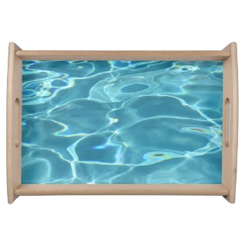 Summer At The Pool Serving Tray. Serving Tray by SpicySweet at Zazzle