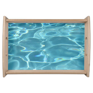 Summer at the pool serving tray. tray