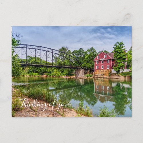 Summer At War Eagle Mill Thinking Of You Postcard