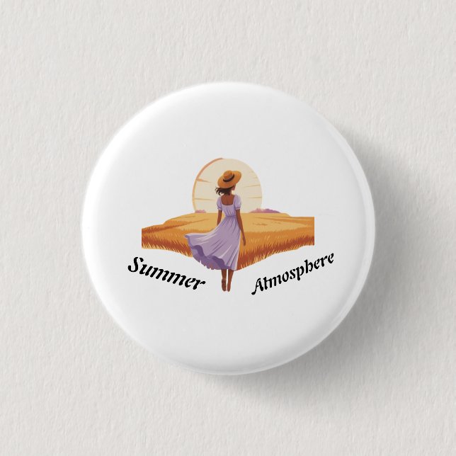 Summer atmosphere button (Front)