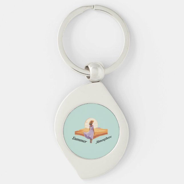 Summer atmosphere keychain (Front)