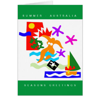 SUMMER- Australia  - Australian Christmas card
