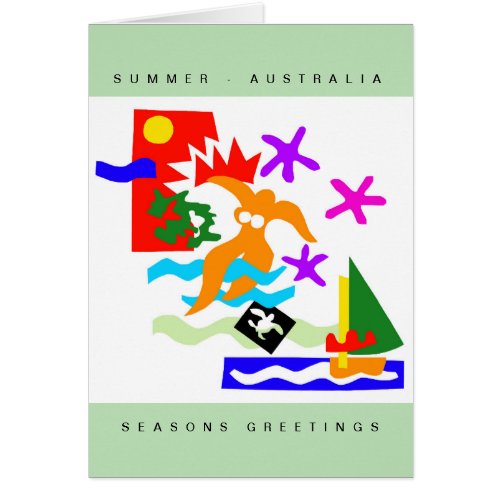 SUMMER_ Australia  _ Australian Christmas card
