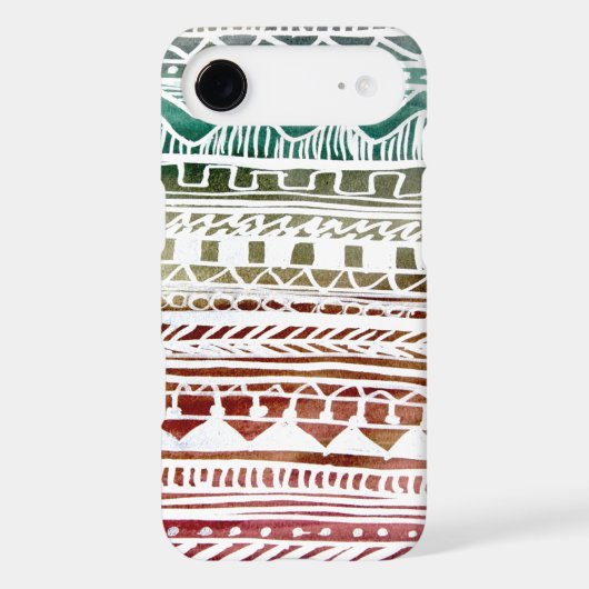 Summer Aztec Pattern Case-Mate iPhone Case (Back)